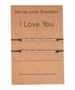 Morse code armband